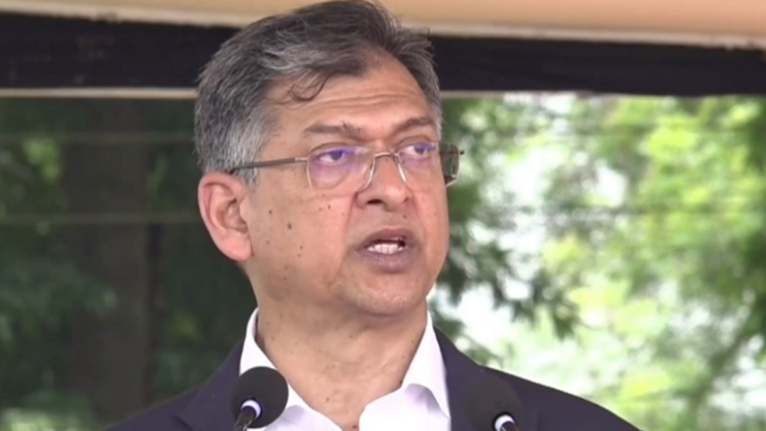 বক্তব্য দিচ্ছেন স্বরাষ্ট্রমন্ত্রী সালাহউদ্দিন আহমদ। ছবি: ভিডিও থেকে নেওয়া