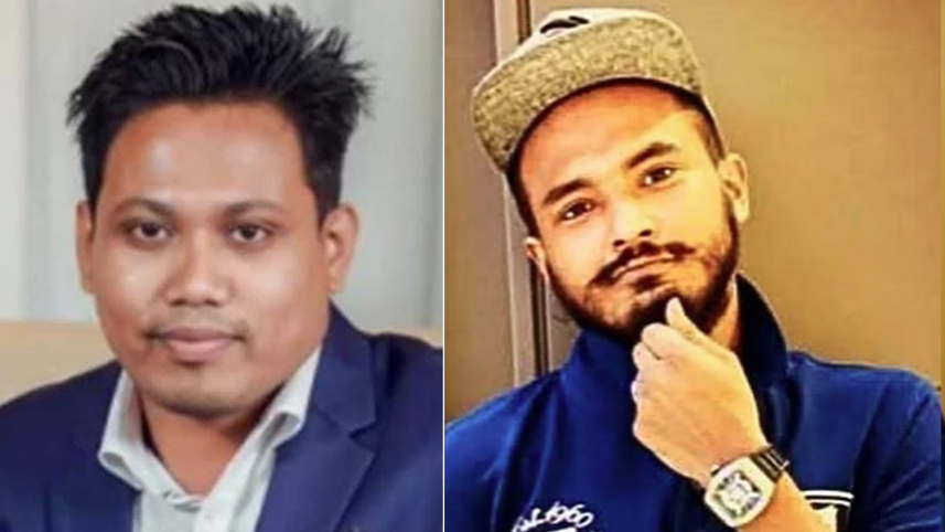 নিহত নাজিবুল হক রাশেদ ও মো. সোলাইমান ওরফে সালমান। ছবি: সংগৃহীত