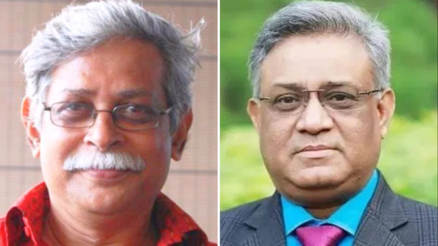  অধ্যাপক ড. মুহম্মদ জাফর ইকবাল ও অধ্যাপক এ এস এম মাকসুদ কামাল। ছবি: সংগৃহীত