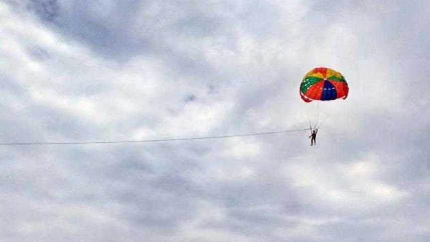parasailing