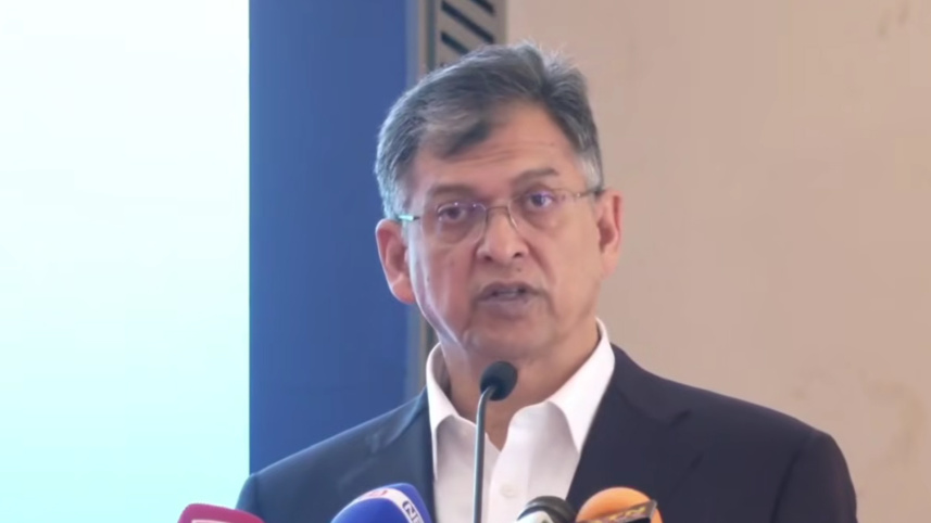 অনুষ্ঠানে বক্তব্য দিচ্ছেন স্বরাষ্ট্রমন্ত্রী সালাহউদ্দিন আহমদ। ছবি: ভিডিও থেকে নেওয়া 