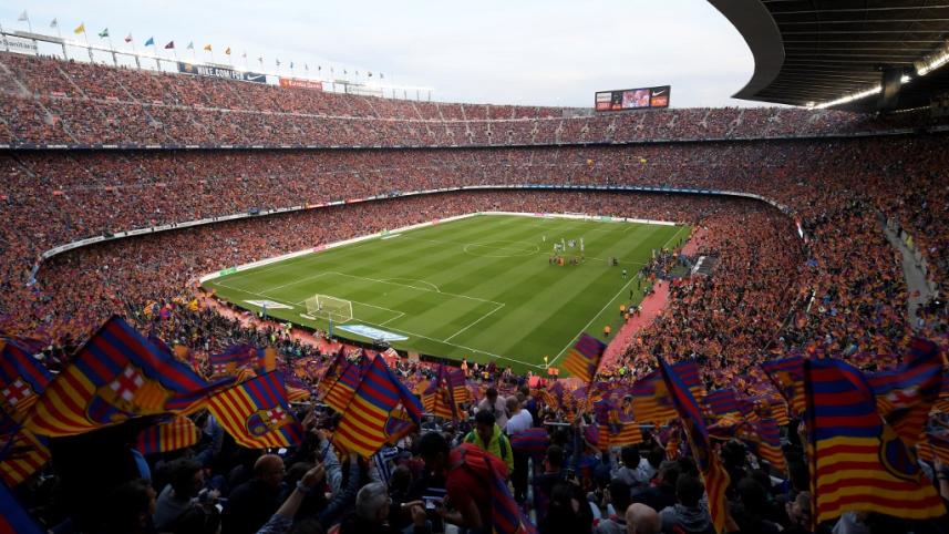  Camp Nou stadium in Barcelona 