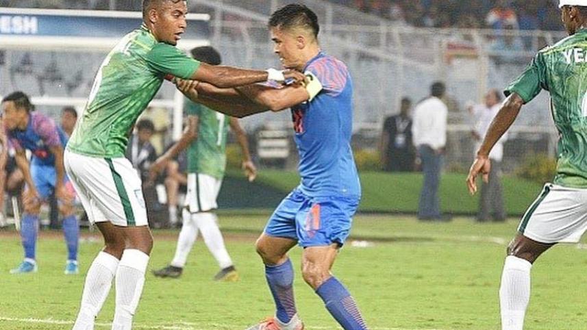 Sunil Chetri & Jamal  Bhuyan 