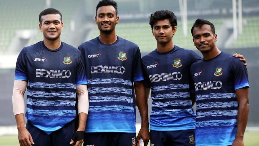 Shoriful Islam, Taskin Ahemd, Hasan Mahmud, Rubel Hossain