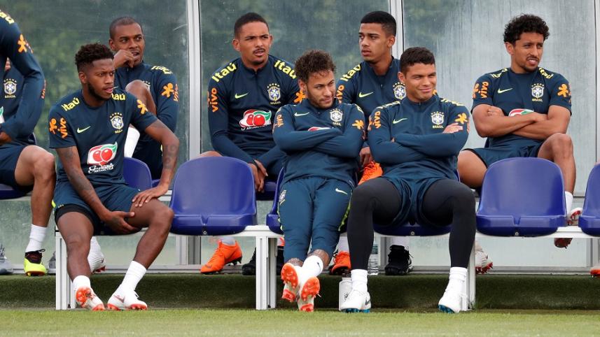  Neymar and Thiago Silva 