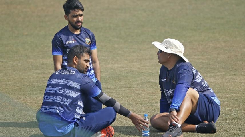 Tamim Iqbal, Mominul Haque & Russell Domingo 