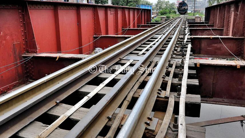 Bamboo in Railway