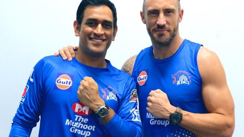 faf du plessis and ms dhoni 