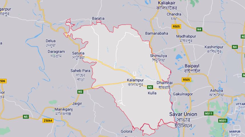 Dhamrai_Map