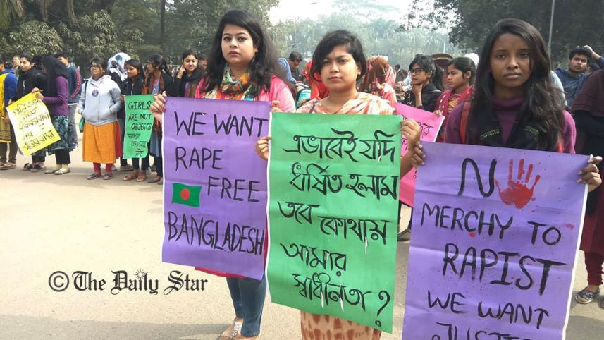 DU protest