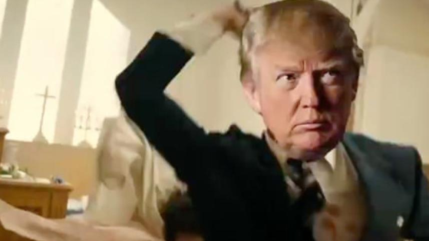 Fake Trump shooting