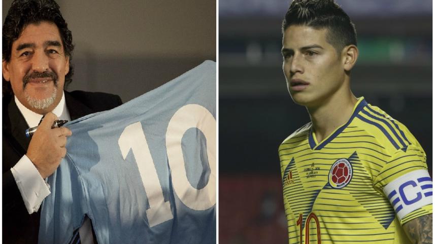 james and maradona