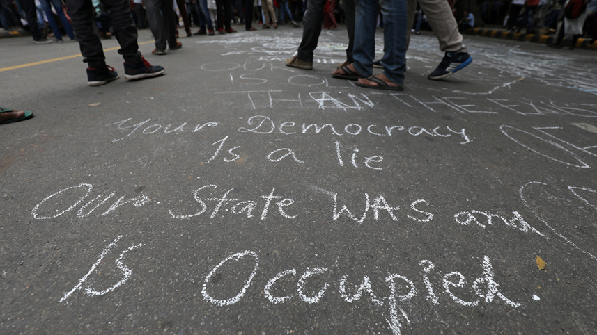 Kashmir protest