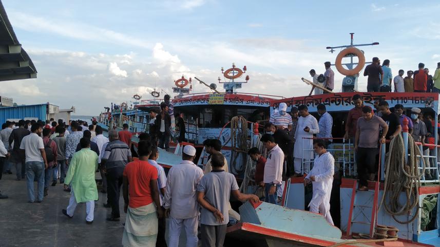 Manikganj launch service resumes Aug 21 20.jpg