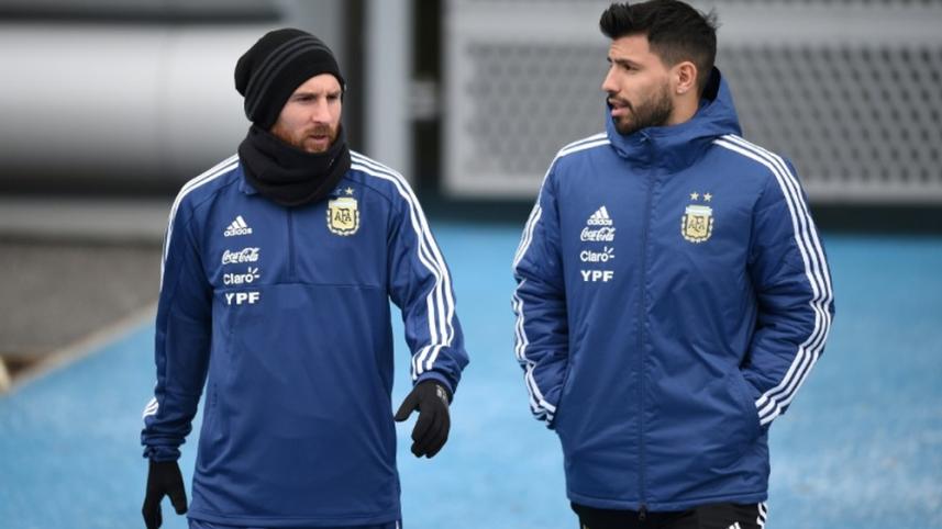 messi and aguero