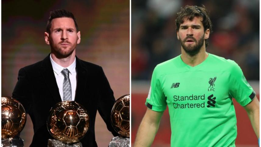 messi and alisson