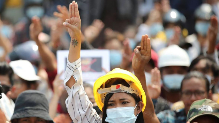Myanmar protest