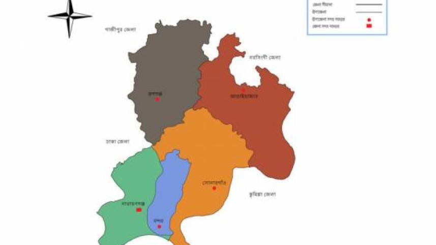 narayangonj map