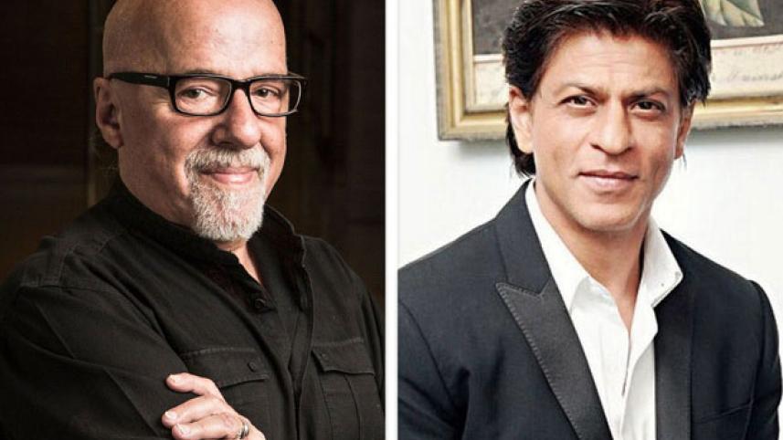 Paulo Coelho and Shah Rukh Khan
