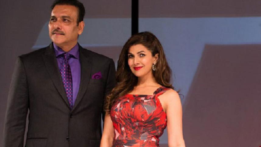 Ravi Shastri and Nimrat Kaur
