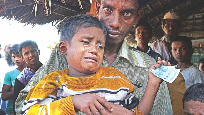 Rohingya refugee Child