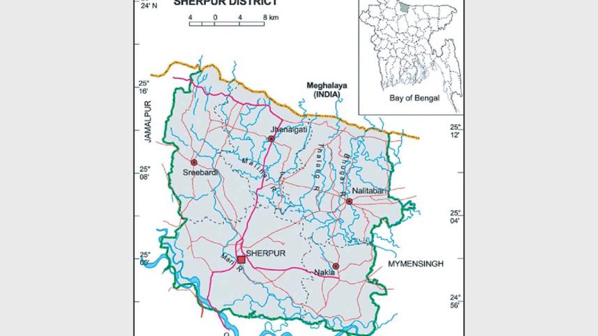 Sherpur map