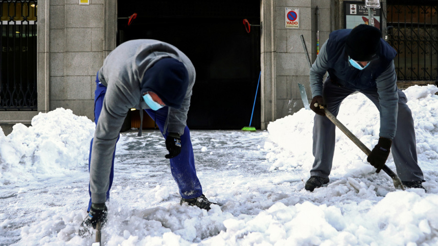 Spain snowstorm
