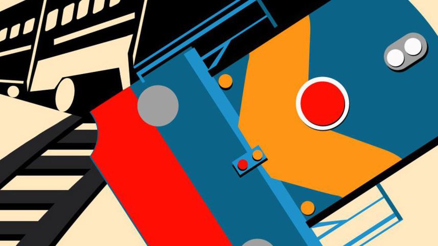 train accident logo