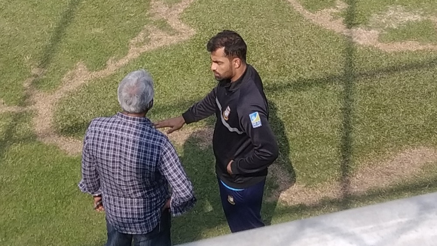 Tamim Iqbal & Gamini De Silva  