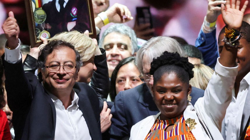 কলম্বিয়ার নবনির্বাচিত প্রেসিডেন্ট ও ভাইস প্রেসিডেন্ট