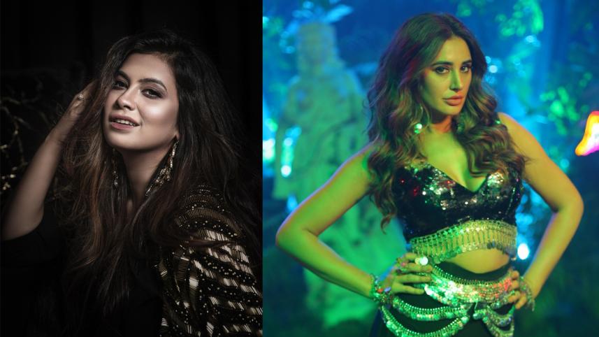 আনিকা ও নার্গিস ফাখরি। 