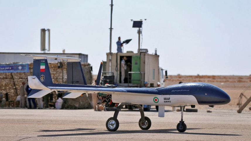 হামলায় ইরানের কামিকাযে ড্রোন ব্যবহৃত হয়েছে বলে অভিযোগ এসেছে। ফাইল ছবি: রয়টার্স