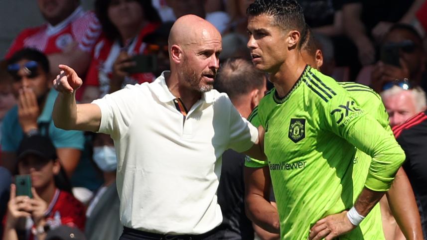 ten hag and ronaldo