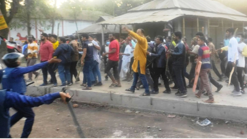 আদিতমারীতে আ. লীগের নবগঠিত কমিটি ও পদবঞ্চিতদের সংঘর্ষে আহত ১৫