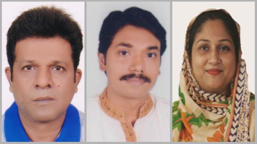 নারায়ণগঞ্জ সিটি করপোরেশনের নবনির্বাচিত তিন প্যানেল মেয়র