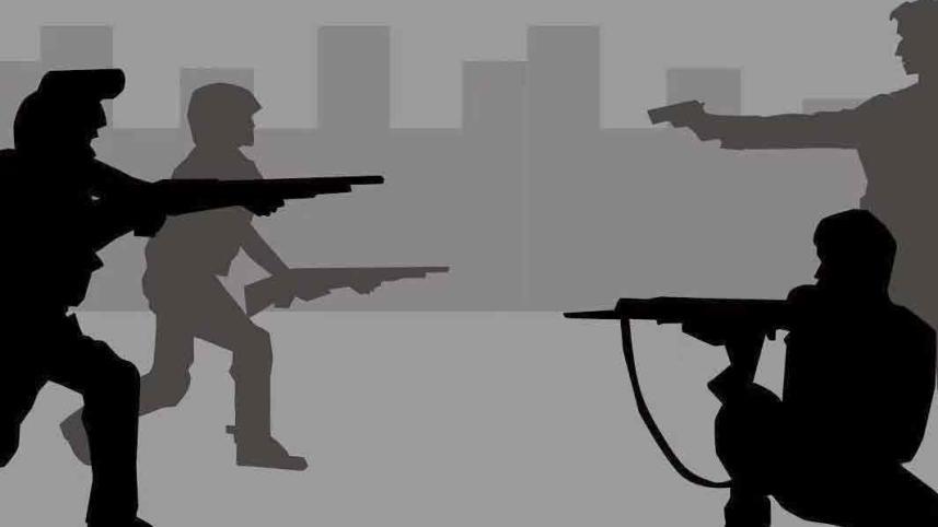 র‌্যাব জঙ্গি গোলাগুলি