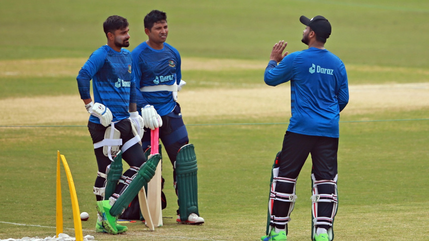 Litton Das, Rony Talukdar & Shakib Al Hasan