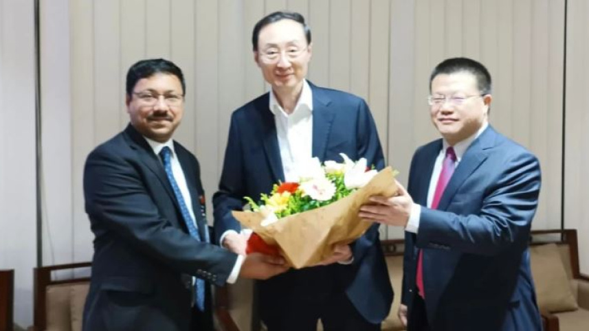 ২ দিনের সফরে ঢাকায় চীনের পররাষ্ট্রবিষয়ক ভাইস মিনিস্টার সান ওয়েইডং