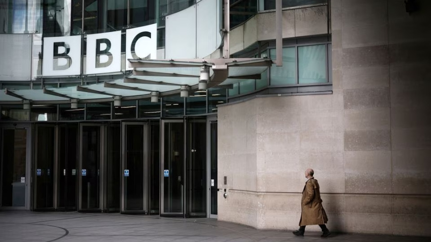 বিবিসির সদর দপ্তর। ফাইল ছবি: রয়টার্স