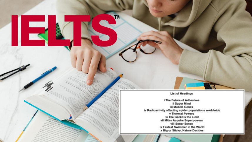 আইইএলটিএস রিডিং: ‘লিস্ট অব হেডিংসে’ ভালো করার উপায়
