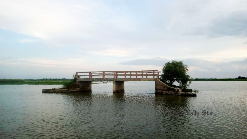 সড়কবিহীন কোটি টাকার সেতু