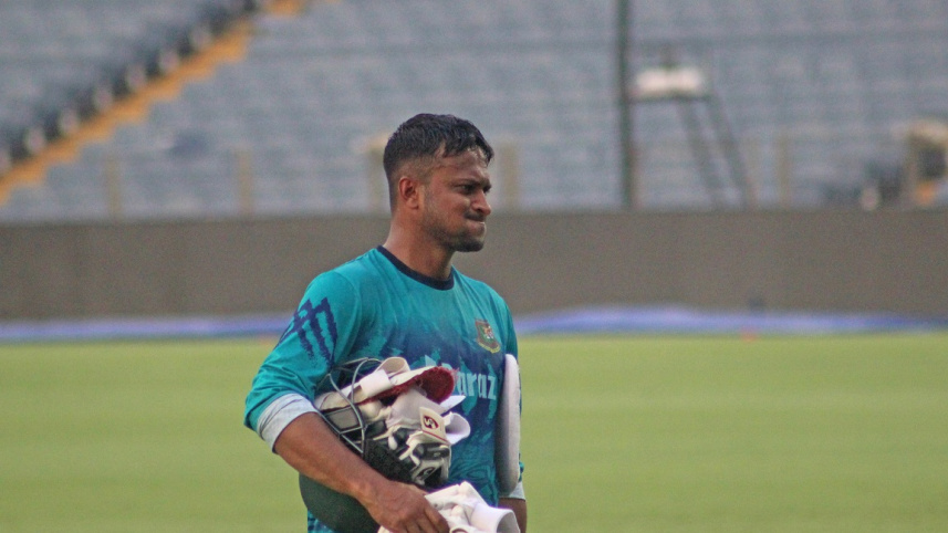 অনুশীলনে সাকিব