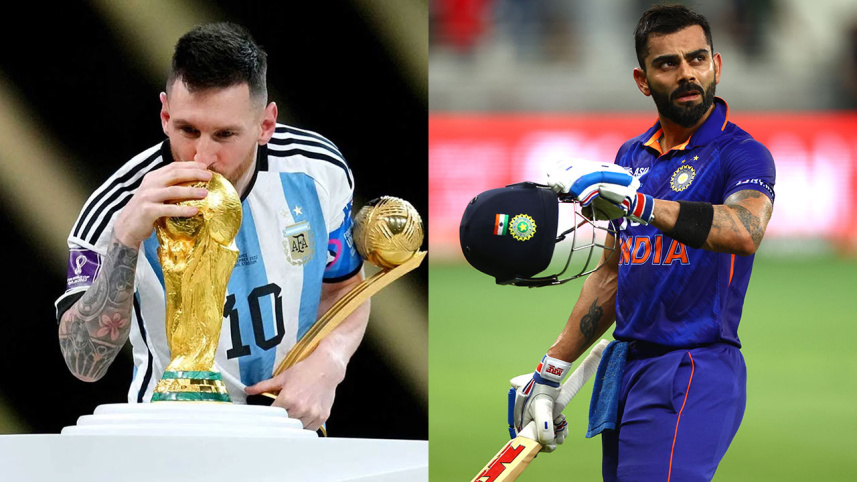 কোহলিকে মেসির সঙ্গে তুলনা
