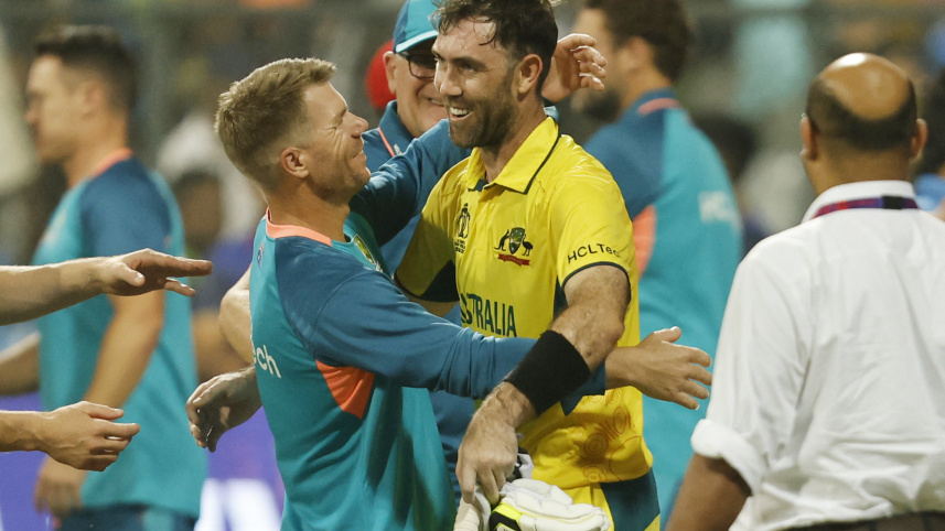 ম্যাক্সওয়েলের ডাবল সেঞ্চুরিতে অস্ট্রেলিয়ার অবিশ্বাস্য জয়