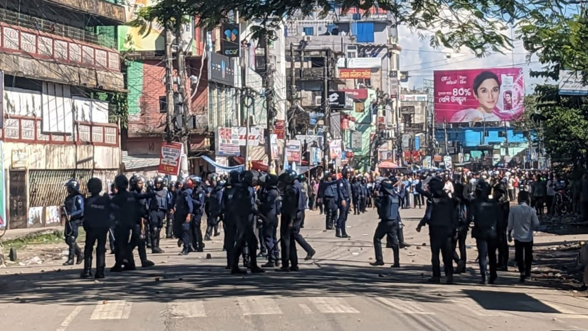 সুনামগঞ্জে বিএনপি নেতাকর্মী-পুলিশের সংঘর্ষ