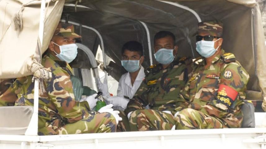 নির্বাচনে সেনা মোতায়েন