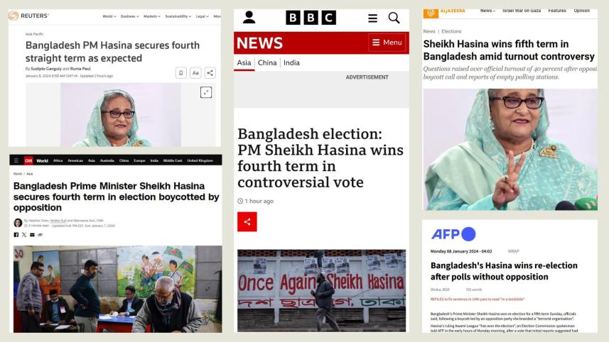 আন্তর্জাতিক গণমাধ্যমে বাংলাদেশের নির্বাচন