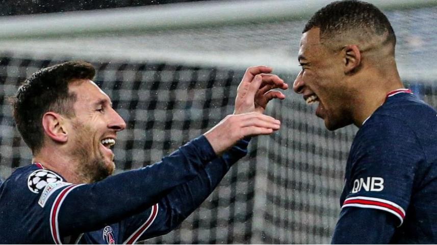 lionel messi & Kylian Mbappé 
