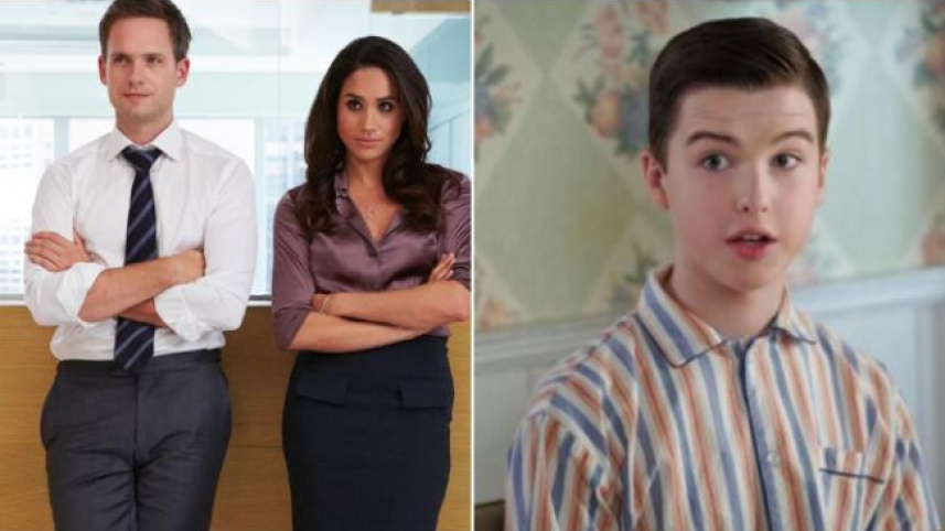 নেটফ্লিক্সের জনপ্রিয় সিরিজ স্যুটস ও ইয়ং শেলডন। ছবি: সংগৃহীত