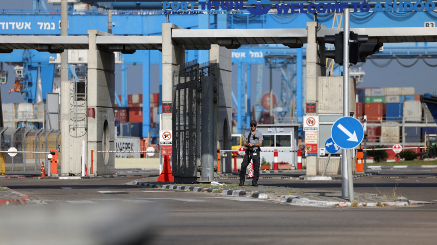 আশদদ বন্দর দিয়ে ত্রাণ পরিবহণের অনুমোদন দিয়েছে ইসরায়েল। ছবি: রয়টার্স